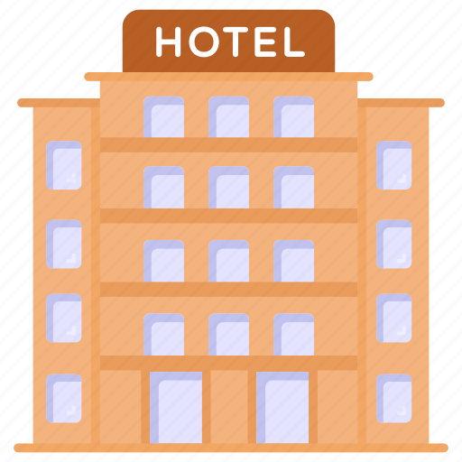 Motel, hotel, hotel architecture, hotel building, building icon - Download on Iconfinder