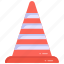 road cone, safety cone, traffic cone, pylon, cone 