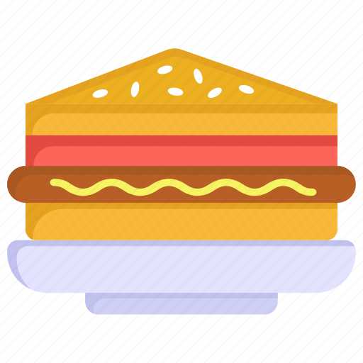 Cheese sandwich, sandwich, food, meal, edible icon - Download on Iconfinder