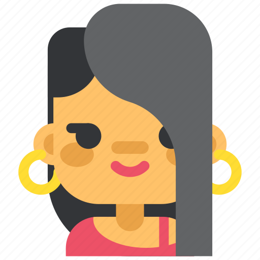 Female, hipster, cool, stylish, subculture, trendy, woman icon - Download  on Iconfinder