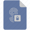 access, biometry, data, finger, lock