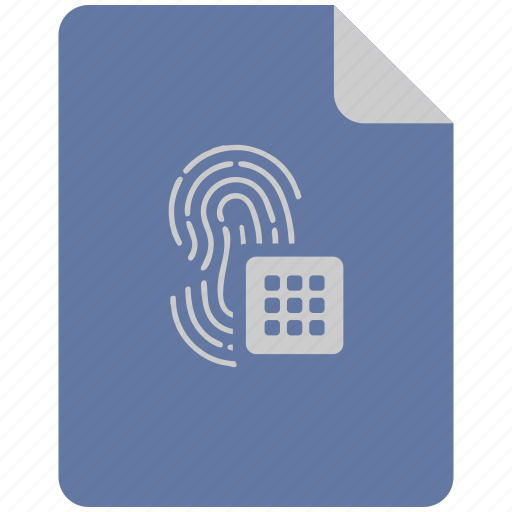 Biometry, data, finger, password, pin icon - Download on Iconfinder