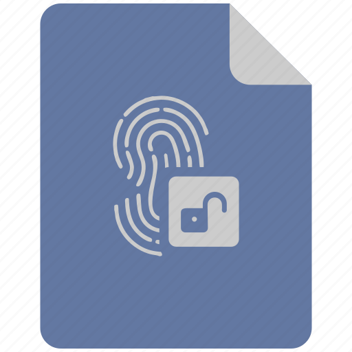 Access, biometry, dactyl, finger, unlock icon - Download on Iconfinder