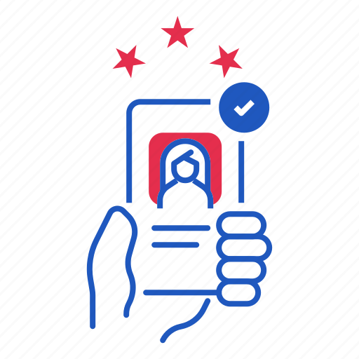 Proof, voter, election, us, identity, id, vote icon - Download on Iconfinder