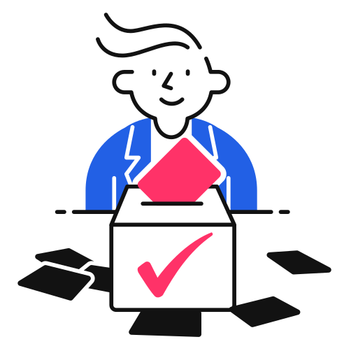 Ballot, vote illustration - Free download on Iconfinder