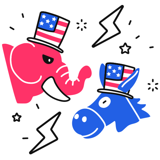 Democrat, battle, republican illustration - Free download