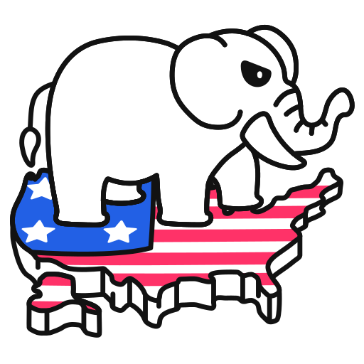 Republican, elephant, usa illustration - Free download