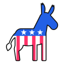 democrat, emblem, donkey 