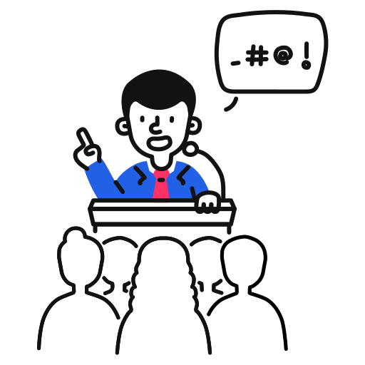 Political, meeting illustration - Free download