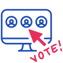 vote, screen 