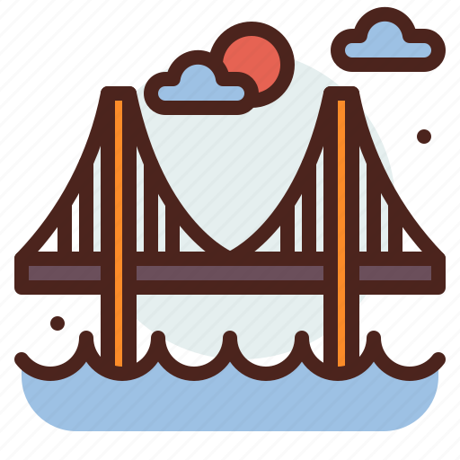 Bridge, america, patriotism, culture icon - Download on Iconfinder