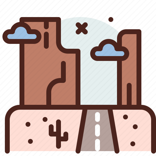 Canyon, road, america, patriotism, culture icon - Download on Iconfinder