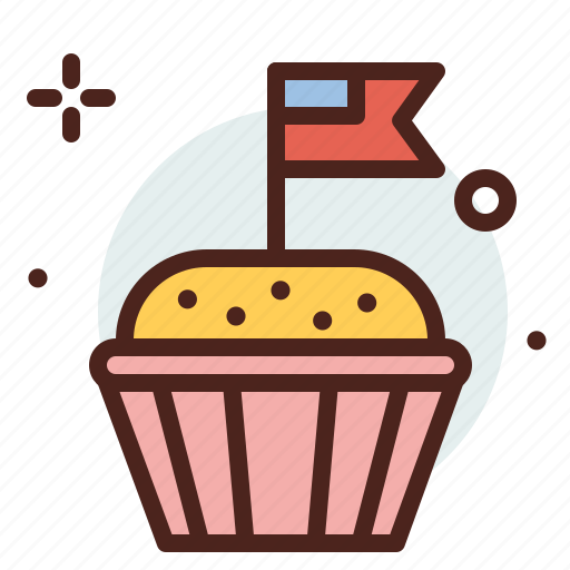 Muffin, america, patriotism, culture icon - Download on Iconfinder