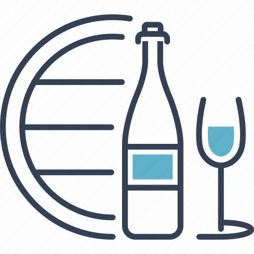 Alcohol, barrel, bottle, usa, wine icon - Download on Iconfinder