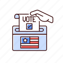 ballot box, voting, political, election