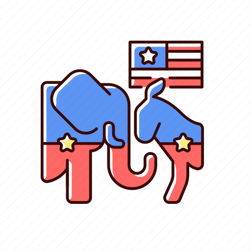 Democrat, republican, political, united states icon - Download on Iconfinder