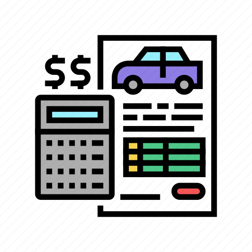 Financing, car, calculator, used, sale, automobile icon - Download on Iconfinder