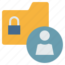 lock, folder, personal, usericon, account