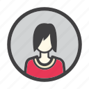 avatar, female, profile, user, woman
