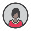avatar, female, profile, user, woman