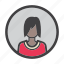 avatar, female, profile, user, woman 