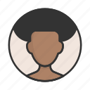 account, afroamerican, avatar, person, profile, user 