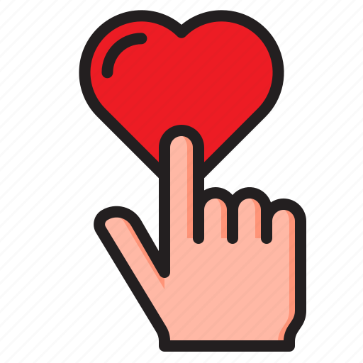 Hand, rating, rate, heart, interface icon - Download on Iconfinder