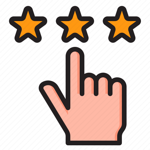 Hand, rating, rate, star, interface icon - Download on Iconfinder