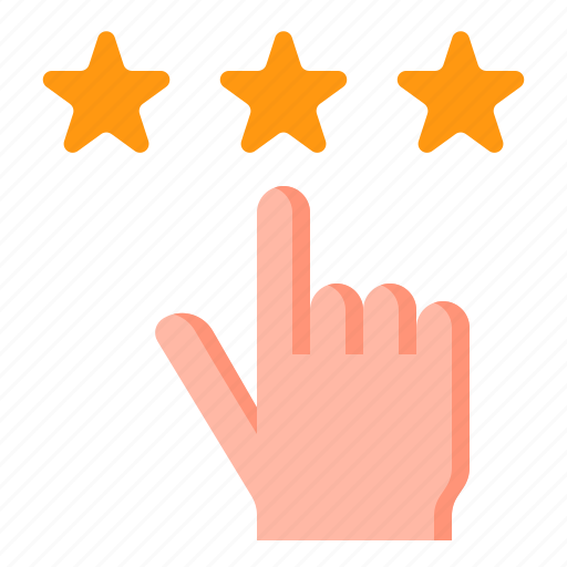 Hand, rating, rate, star, interface icon - Download on Iconfinder
