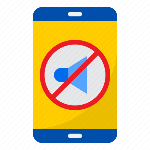 Smartphone, mobilephone, user, interface, no, sound, mute icon - Download on Iconfinder
