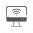 internet, monitor, computer, wifi, signal