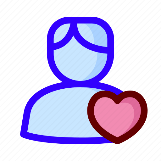Favorite, love, male, user icon - Download on Iconfinder