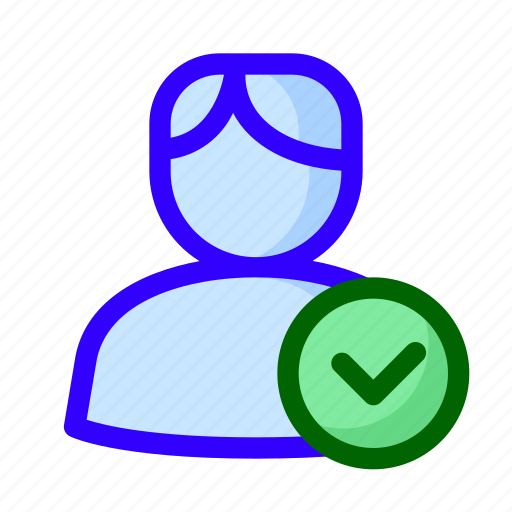 Male, official, user, verified icon - Download on Iconfinder