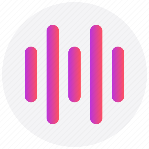 Interface, media, music, sound, user, wave icon - Download on Iconfinder