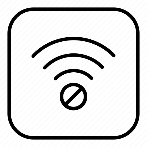 Wifi, signal, block, off icon - Download on Iconfinder