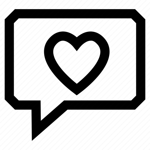 Love, comment, chat, heart, like, message icon - Download on Iconfinder