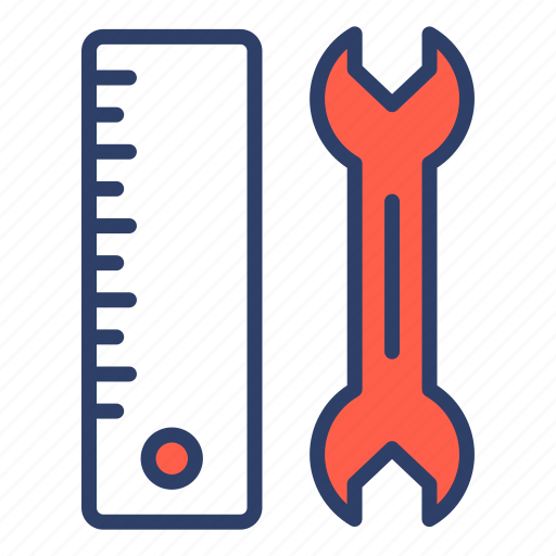 Tools, repair, tool, creative, ruler icon - Download on Iconfinder