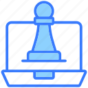 chess, strategy, marketing, laptop, business