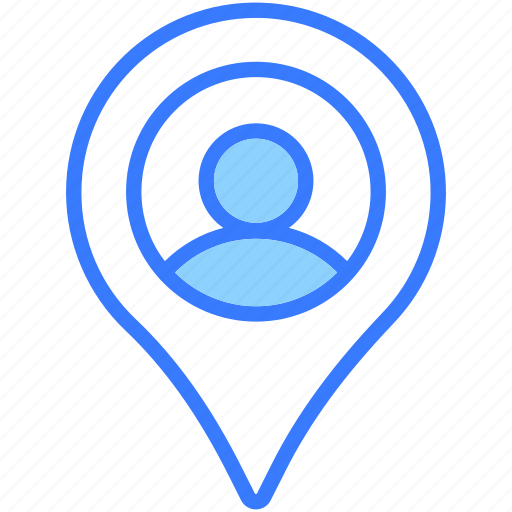 User, location, pin, profile, gps icon - Download on Iconfinder