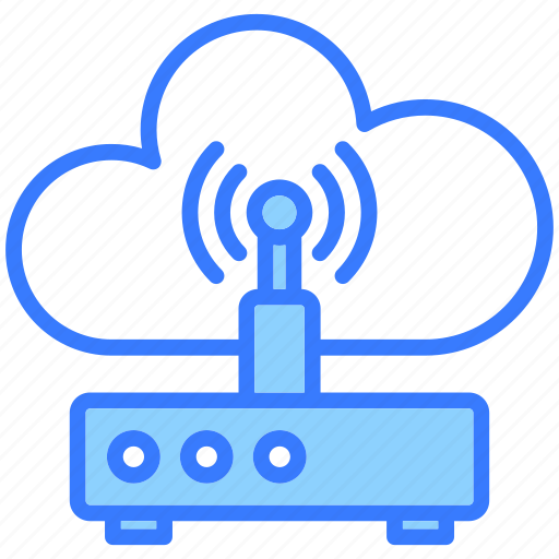 Wireless, network, internet, cloud, connection icon - Download on Iconfinder