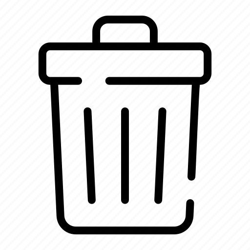 Delete, trash, garbage, recycle, bin, remove, can icon - Download on Iconfinder
