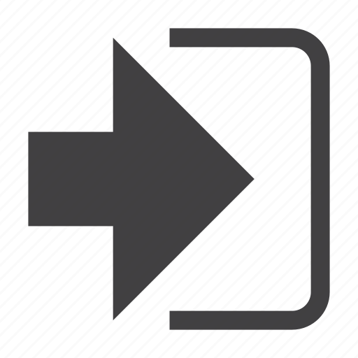 Arrow, enter, sign in icon - Download on Iconfinder
