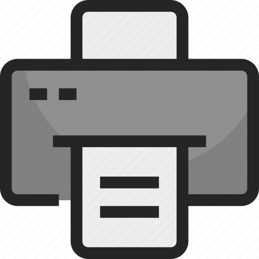 Print, printer, scanner, office, material, printing, electronics icon - Download on Iconfinder