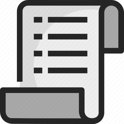 Invoice, receipt, bill, document, papper, commerce icon - Download on Iconfinder