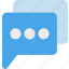 chat, bubble, communication, message, ui 