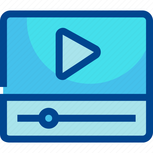 Video, player, movie, multimedia, play, button icon - Download on Iconfinder