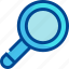 search, zoom, loupe, magnifying, glass, find, detective 