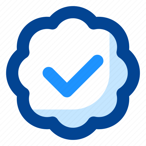 Verified, approve, badge, certified, check, mark, secure icon - Download on Iconfinder