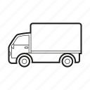 business, delivery icon, ecommerce, truck