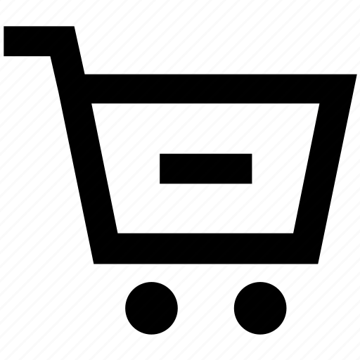 Basket, cart, minus, shopping cart, store, trolley icon - Download on Iconfinder